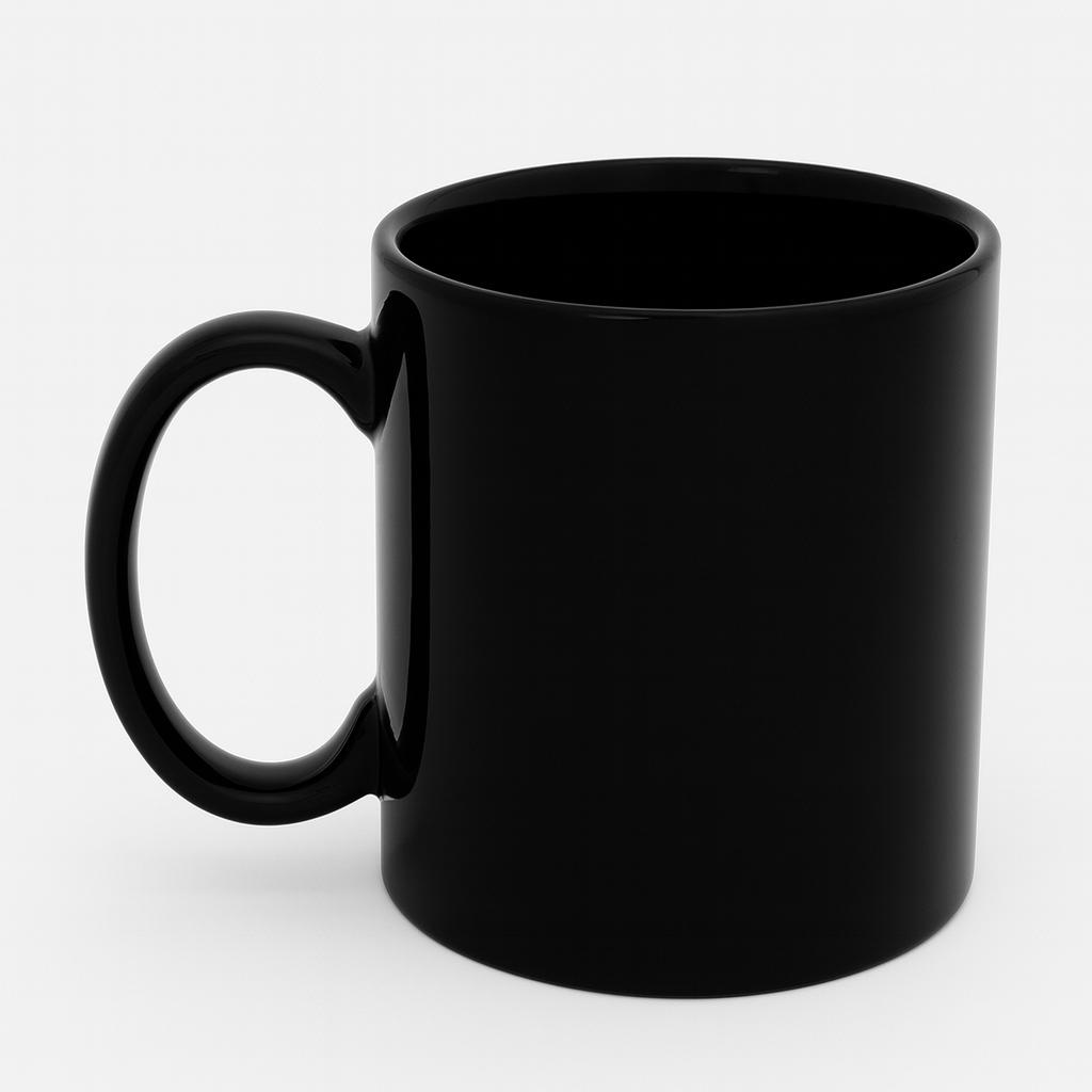 Caneca Reta 300ml Preta Rr