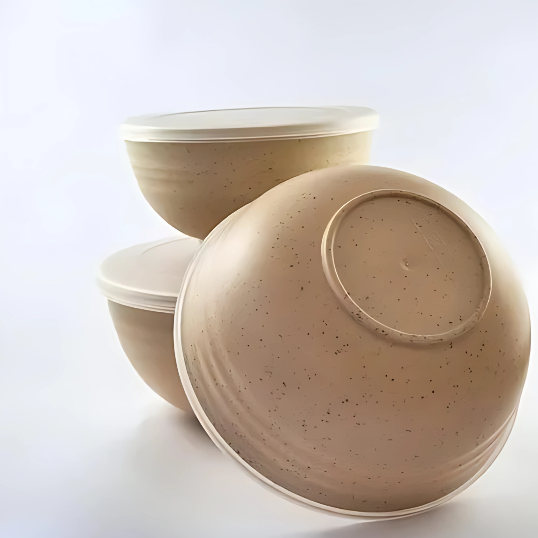 Tigela Redonda em Bambu c/TP 350ml Chazak