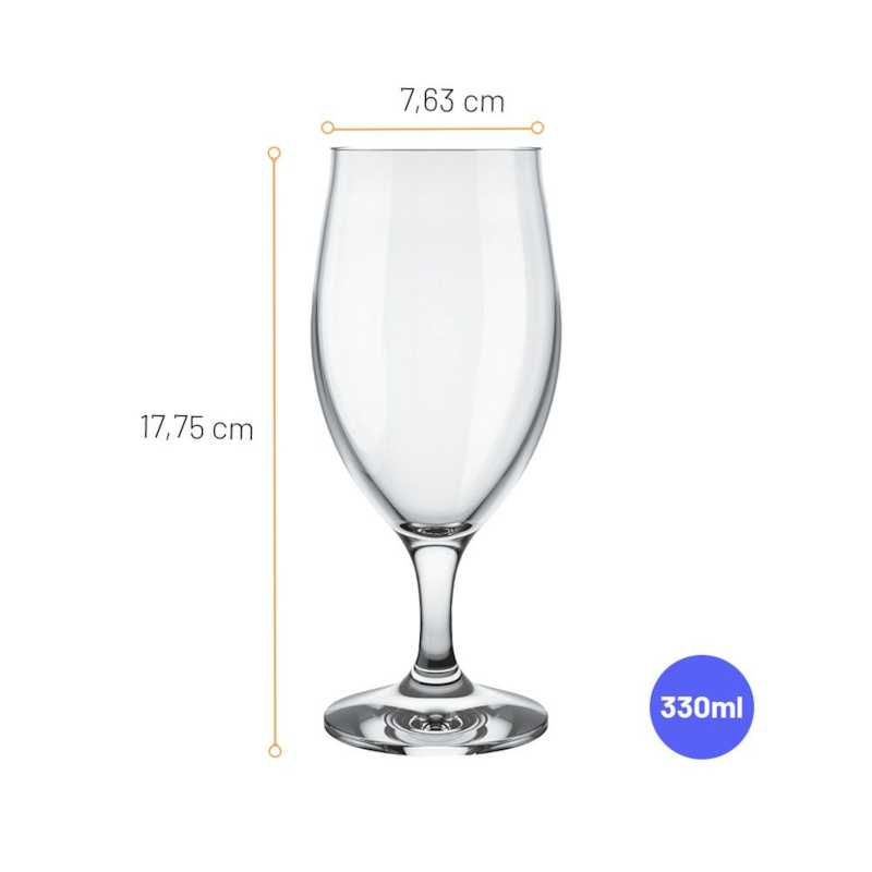 Taca Windsor Cerveja 330ml Nadir - Cx 12 Unidades