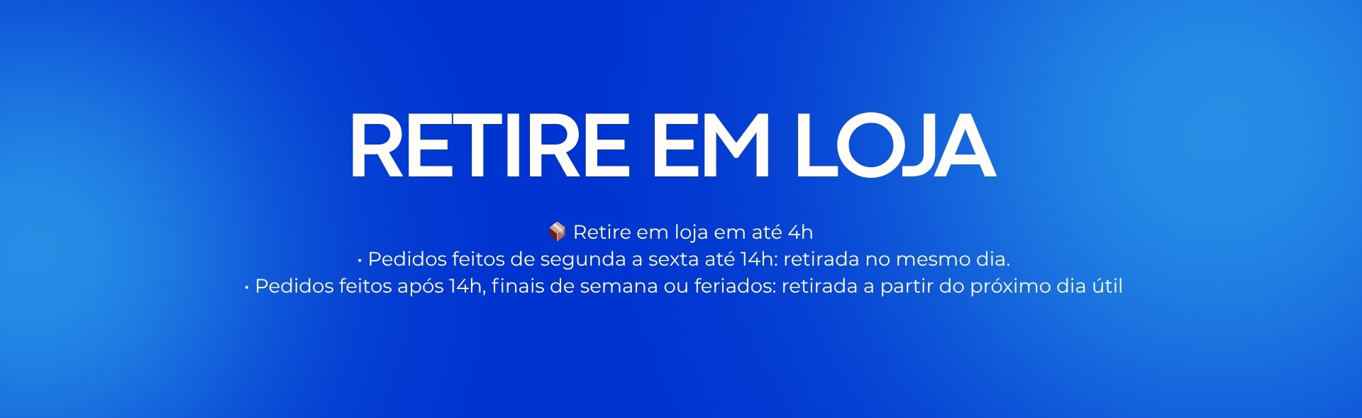 retire em loja 