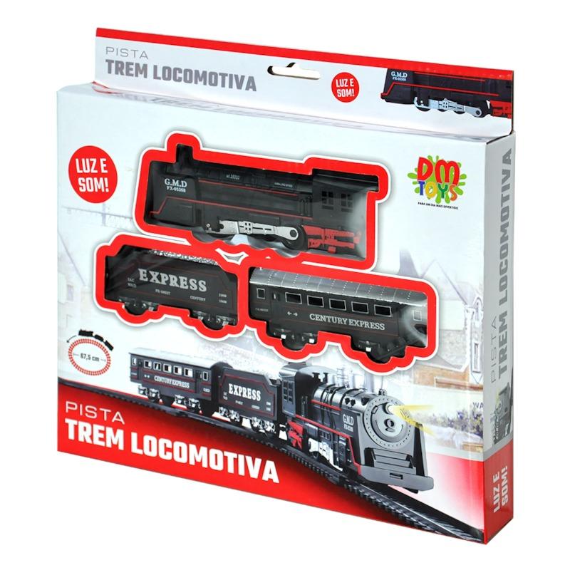 Pista Trem Locomotiva C/Luz Dmbrasil