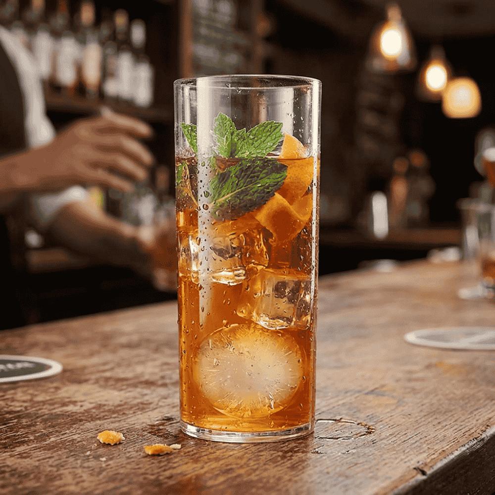 Copo de Acrilico Long Drink Transparente 300Ml Mazel