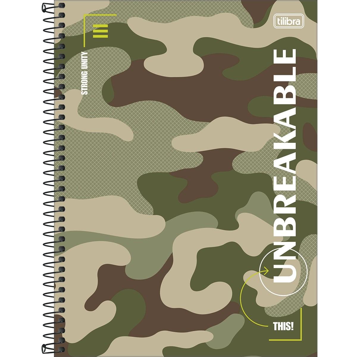 Caderno Intermedi¿Rio Universitário Capa Dura Hide 10M 160F Tilibra