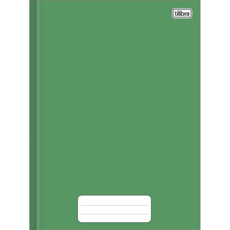 Caderno Pepper Broch Cd 1/4 Verde 80Fls Tilibra