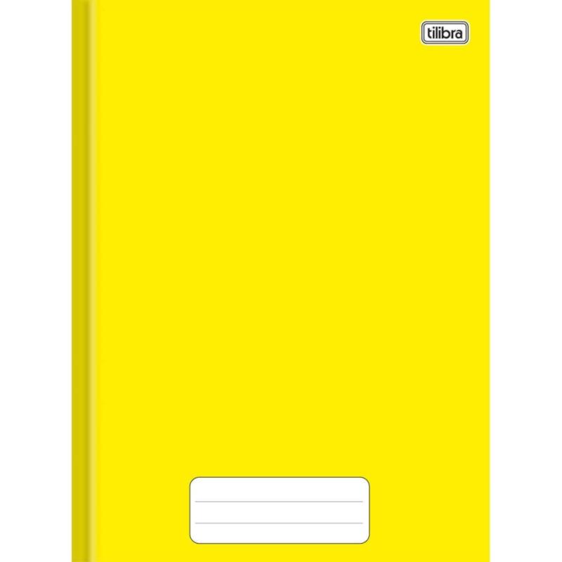 Caderno Pepper Amarelo Tilibra