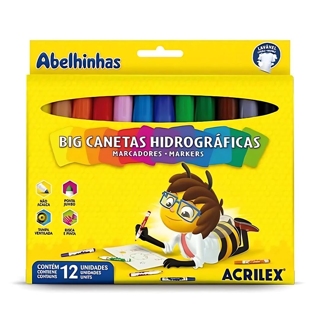 Big Canetinhas Abelhinhas Acrilex