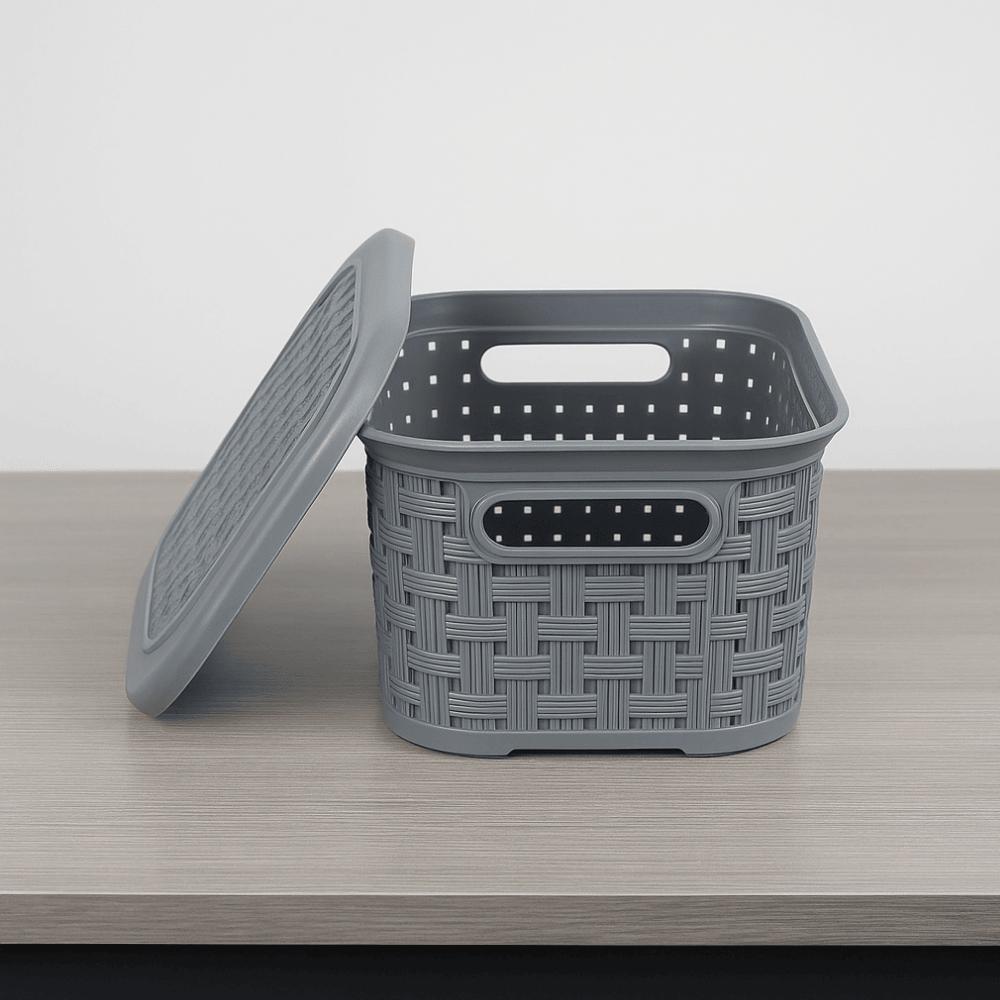 Cesto Rattan Multiuso Mini 2,5Lt C/Tp