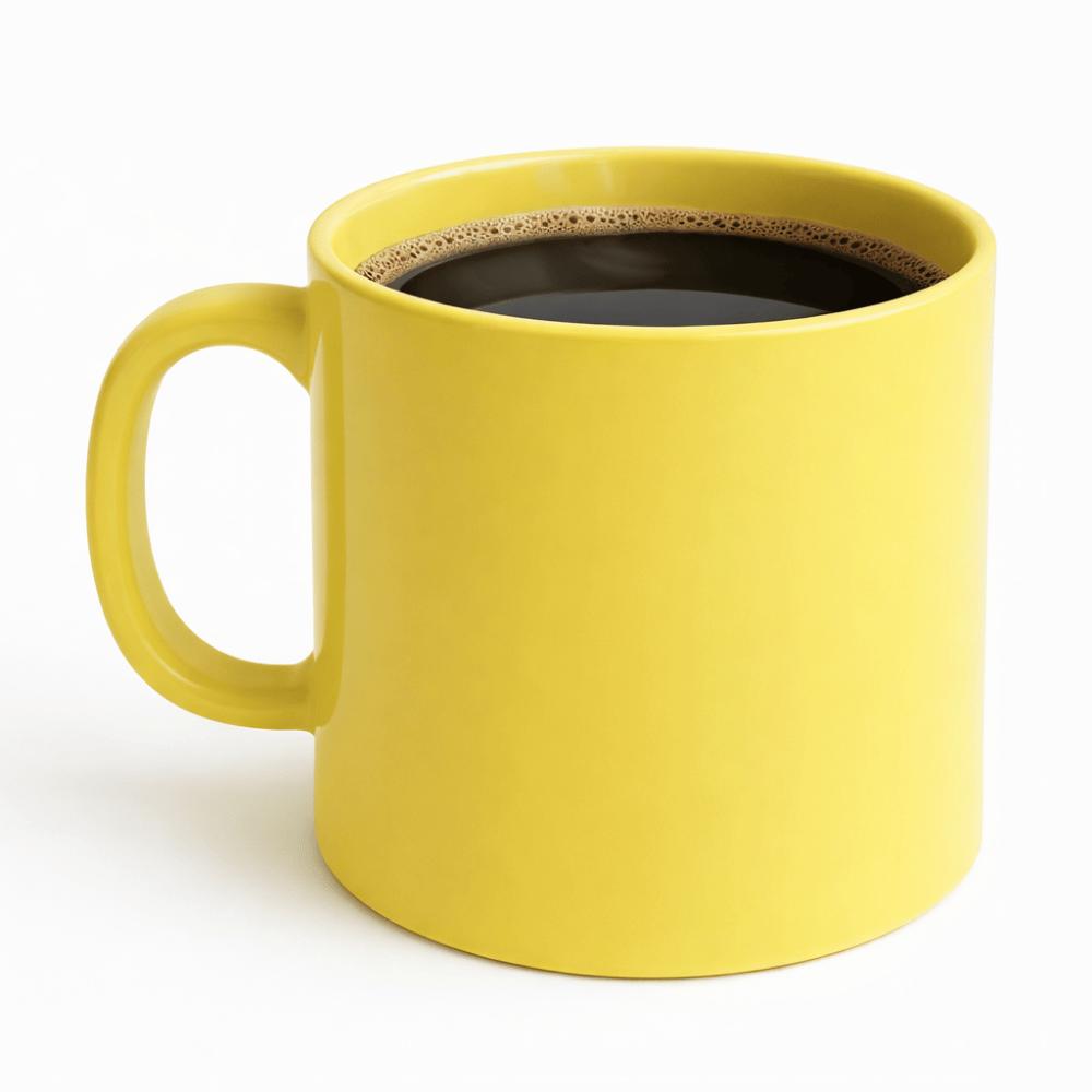 Caneca Reta 200Ml Amarela Rr