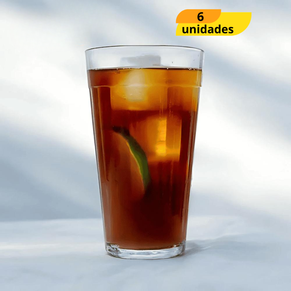 Copo Americano Long Drink 450Ml Nadir - Cx 6 Unidades