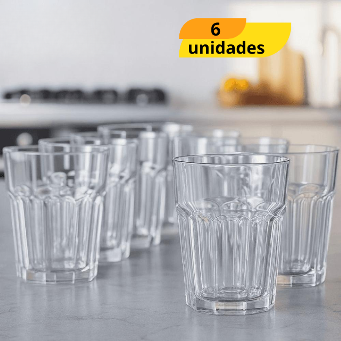 Copo Ld Bristol Suco Drinks 410Ml Nadir- Cx 6 Unidades