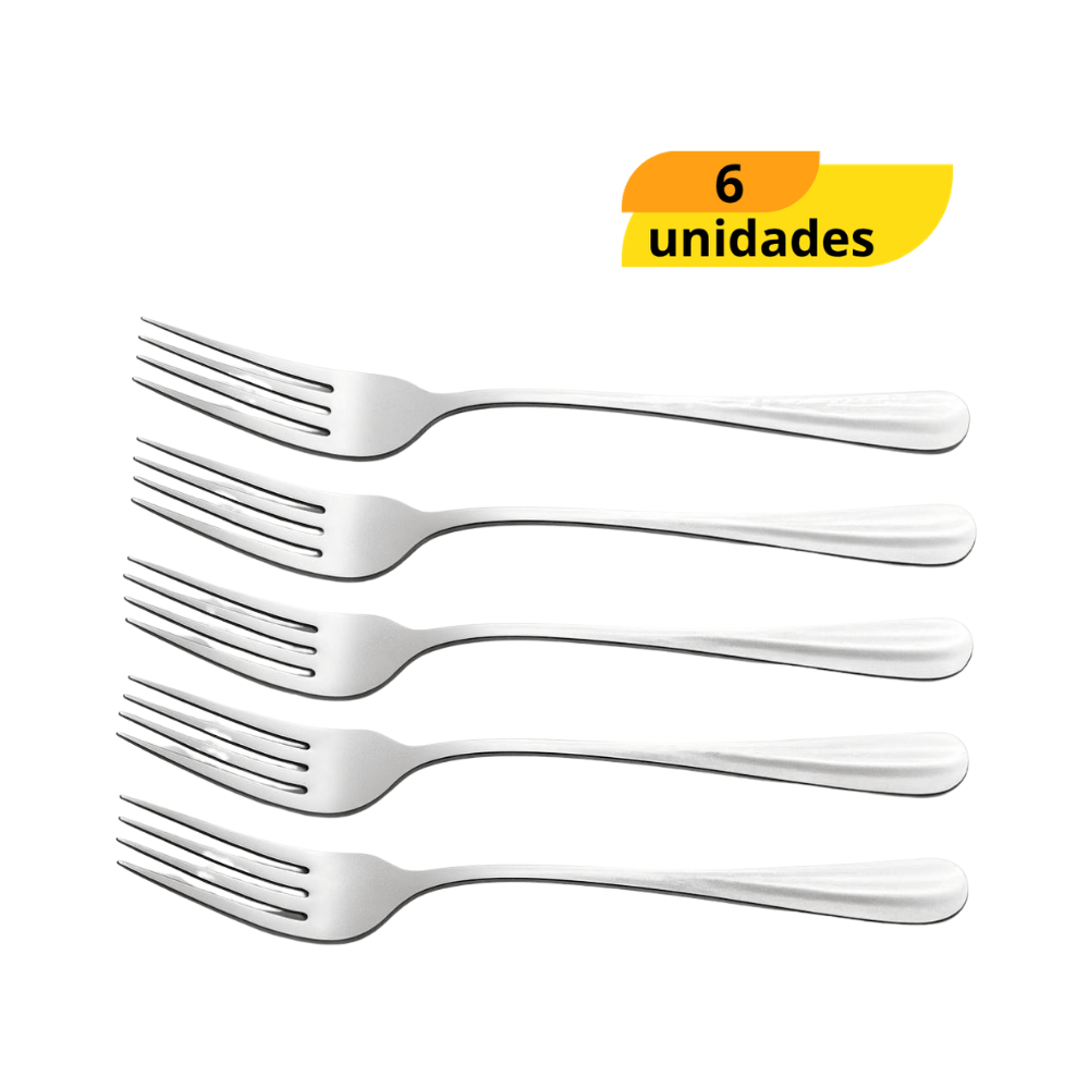 Garfo De Sobremesa - Cx 6 Unidades