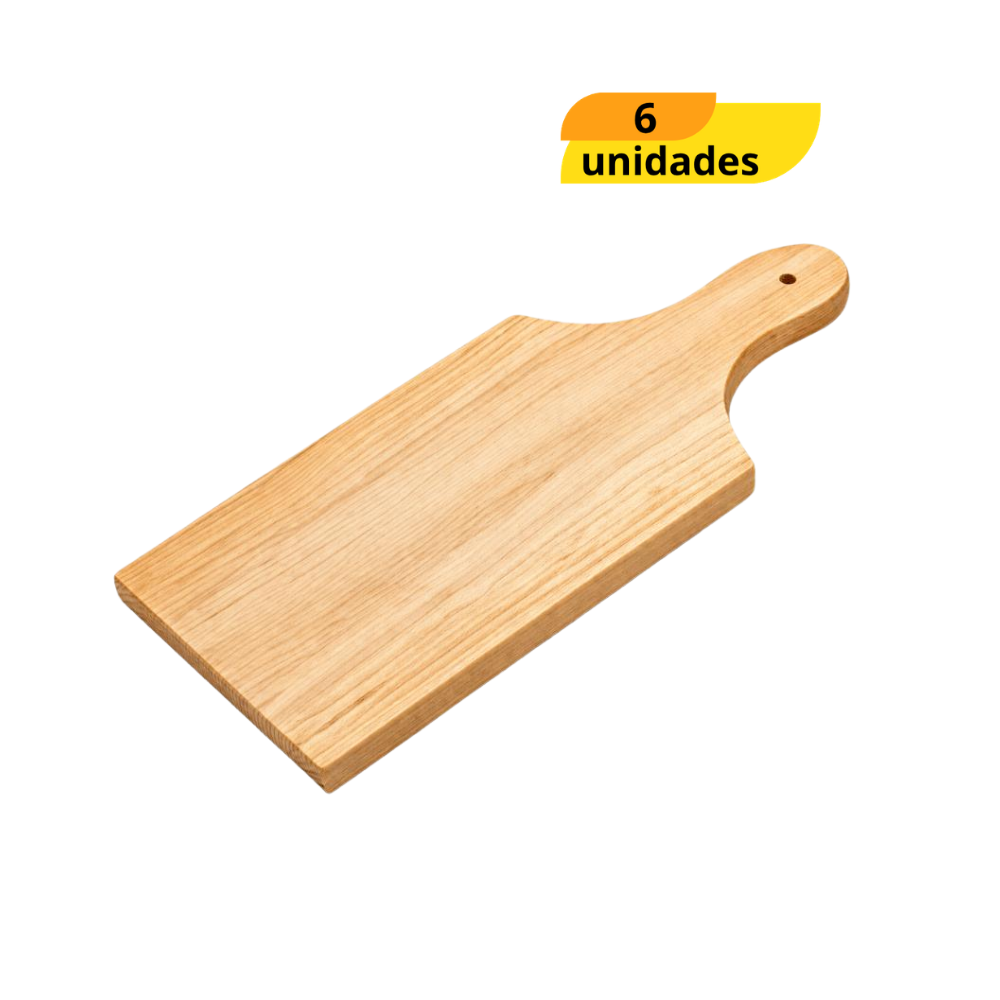 Tábua para Carne 19x40cm Nº6 Madlar - Cx 6 Unidades