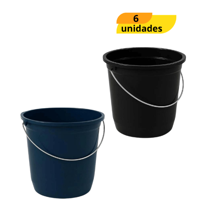 Balde 13L Inplast - Cx 6 Unidades