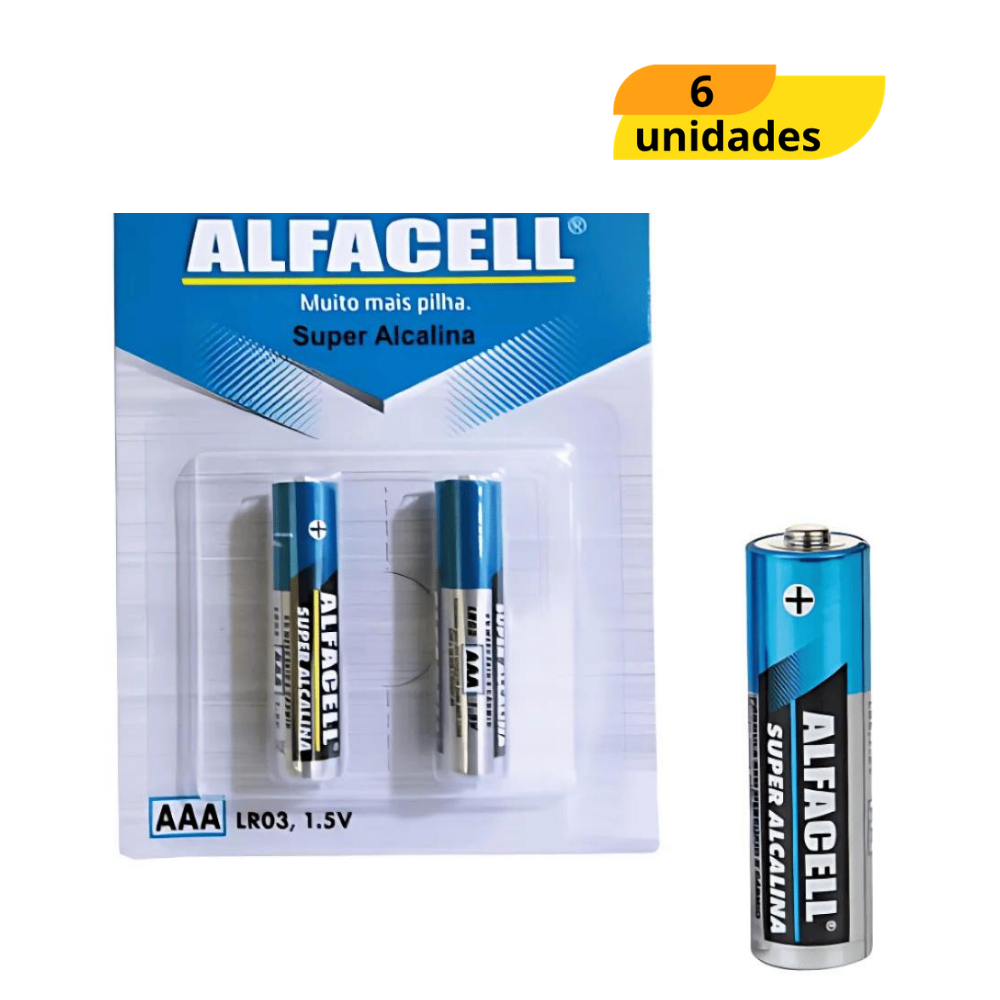Pilha Palito Aaa C/2 - Cx 6 Unidades