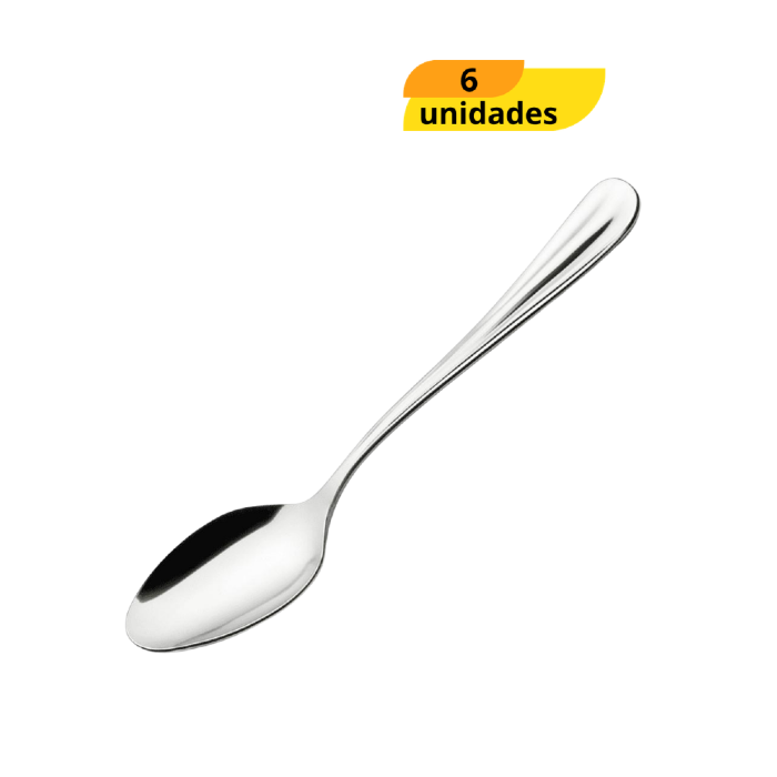 Colher De Sobremesa Chazak - Cx 6 Unidades