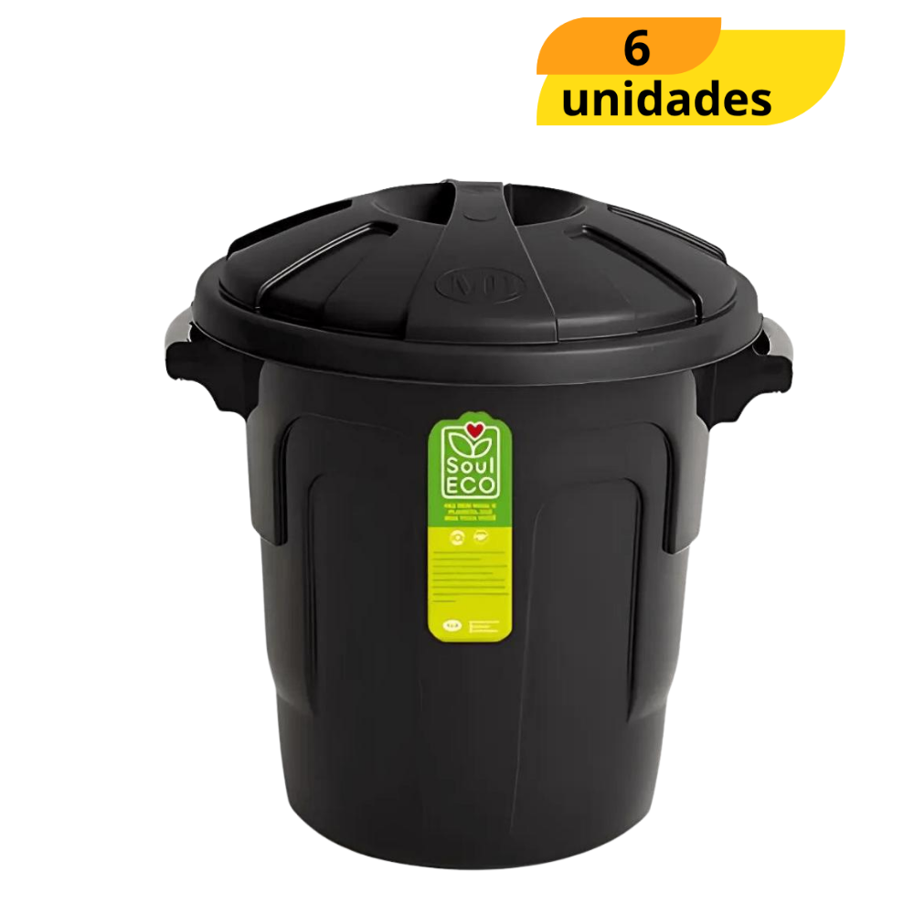 Lixeira Pop 10Lt - Cx 6 Unidades