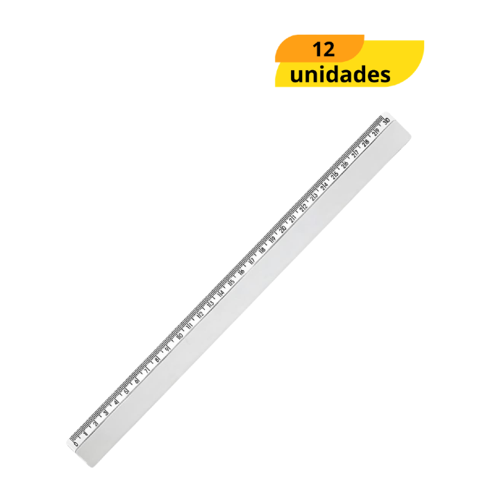 Régua New Line Cristal Waleu - Cx 12 Unidades