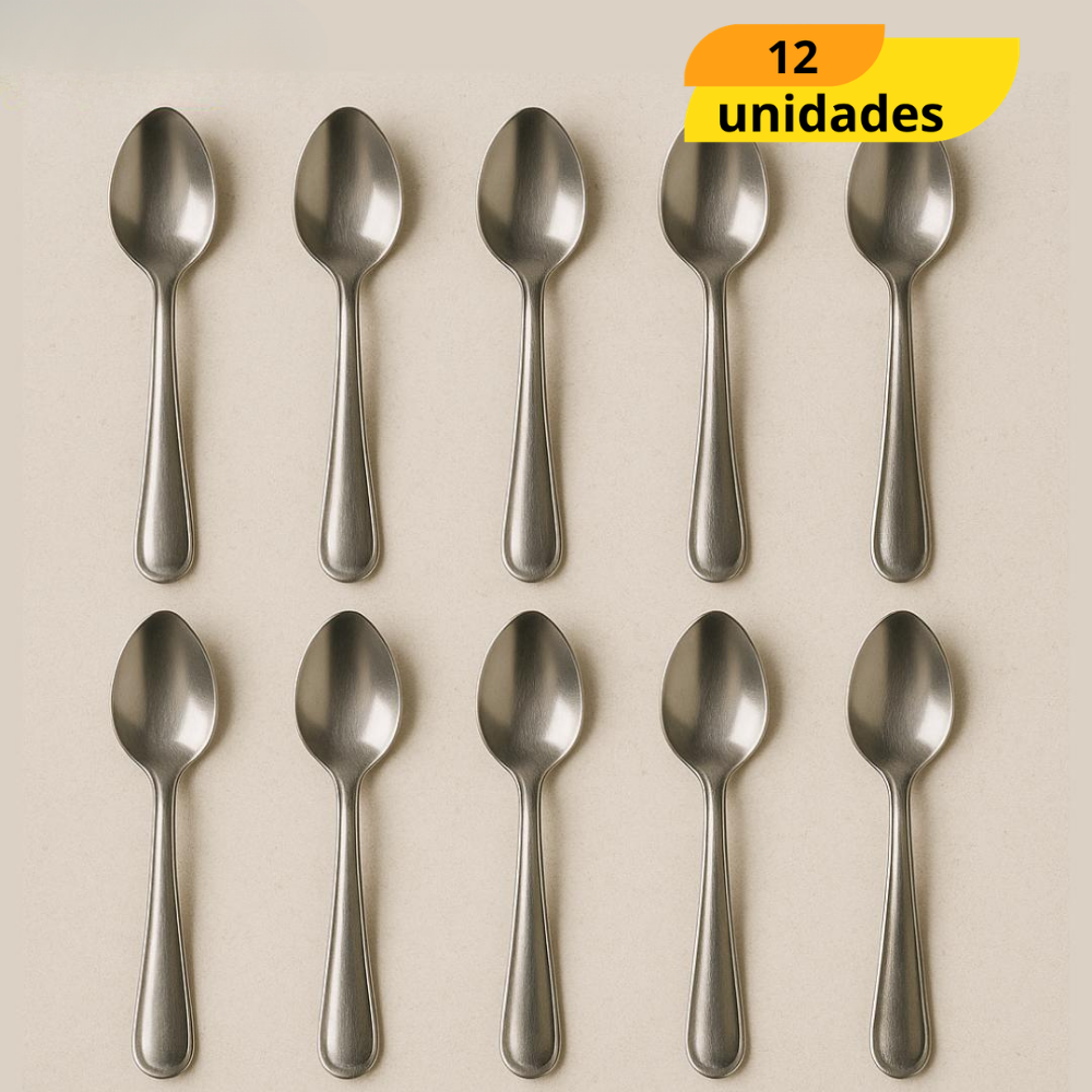 Colher De Cafe Recife Inox Chazak - Cx 12 Unidades