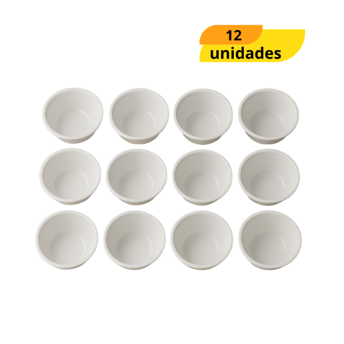 Cumbuca Média Branca Sao Francisco - Cx 12 Unidades