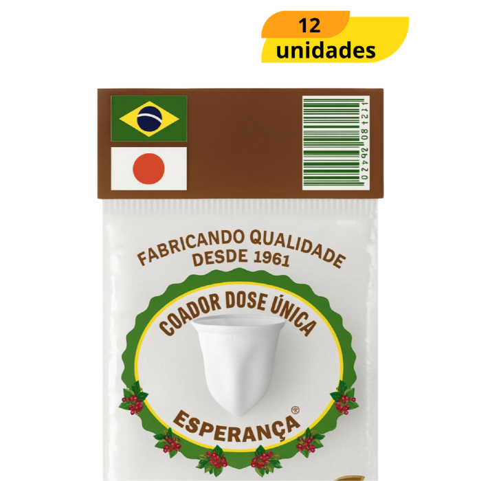 Coador Dose Unica Esperanca - Cx 12 Unidades