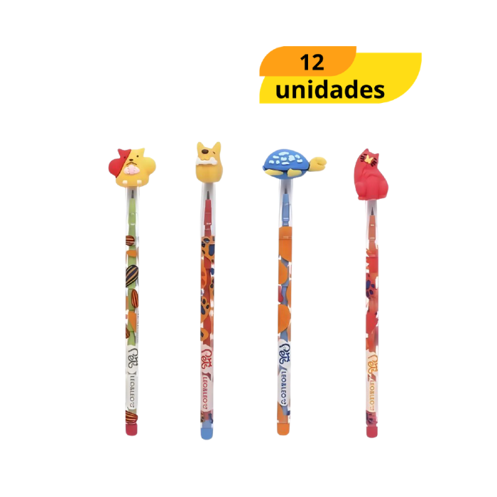 Lapiseira Pets Troca Ponta - Cx 12 Unidades
