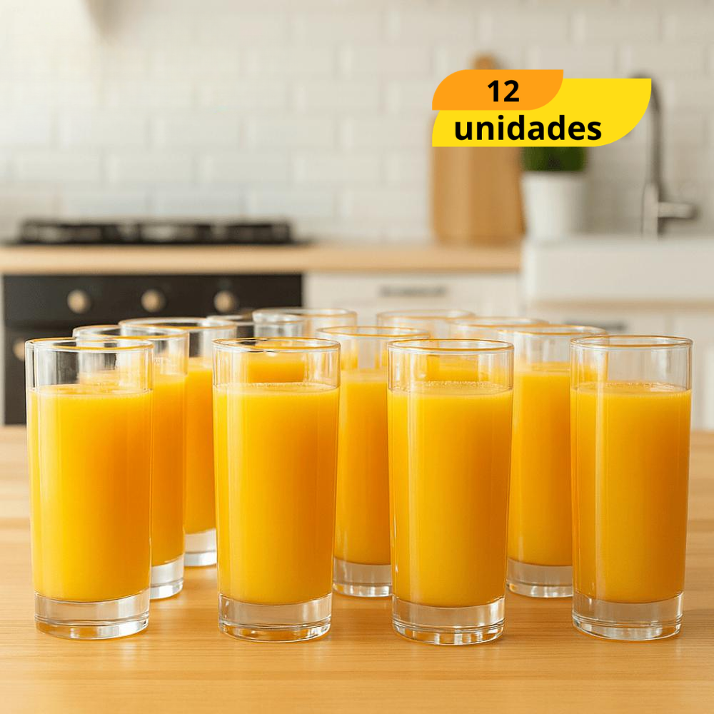 Copo Cylinder Agua e Suco 300Ml - Cx 12 Unidades