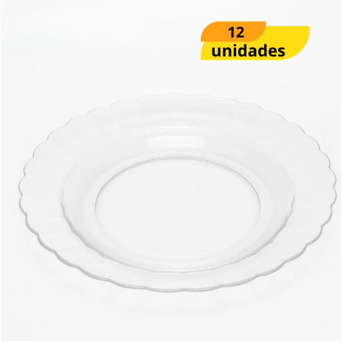 Prato P/Sopa 9 Marguerite - Cx 12 Unidades