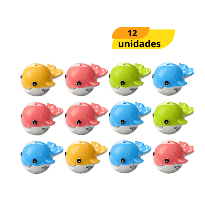 Apontador Duplo Baleia C/Deposito Leo E Leo - Cx 12 Unidades