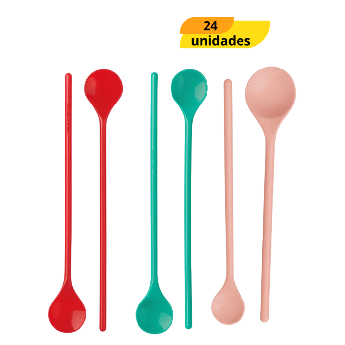 Kit 02 Colher Cb/Longo Injetemp - Cx 24 Unidades