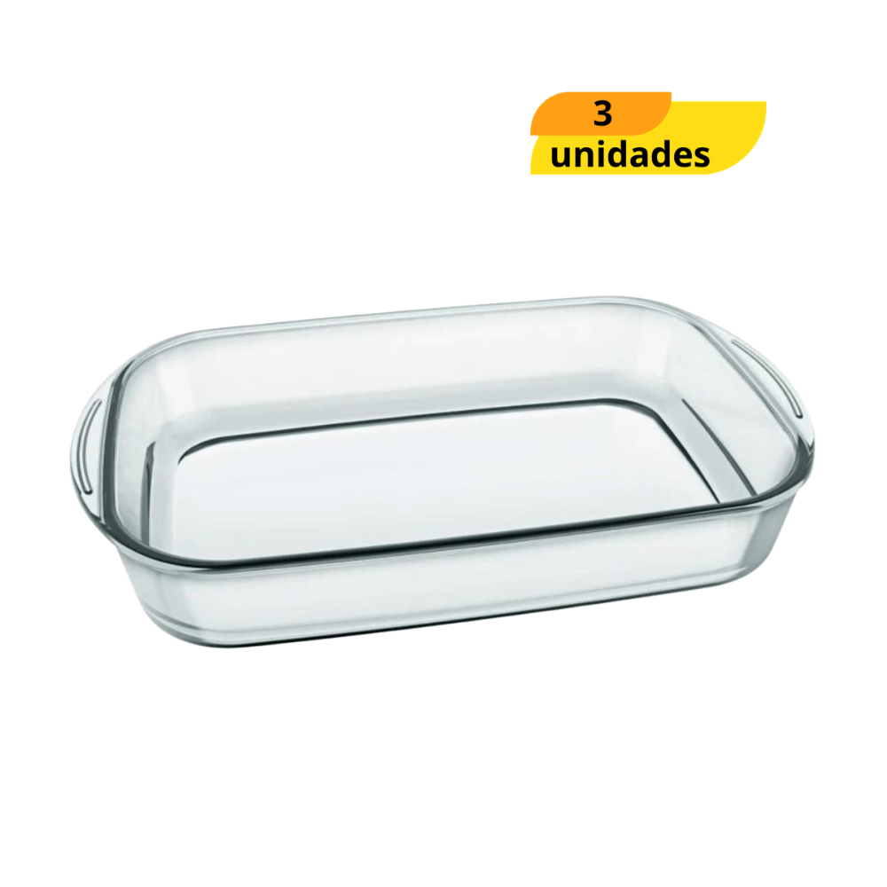 Assadeira Lasanheira Rt 4L - Cx 3 Unidades