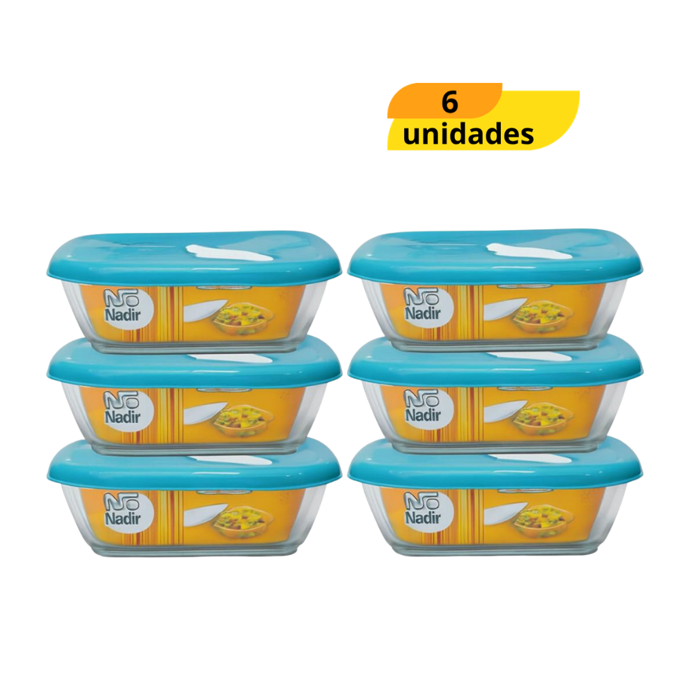 Assadeira Quadrada Com Tampa 1,5 Lt - Cx 6 Unidades