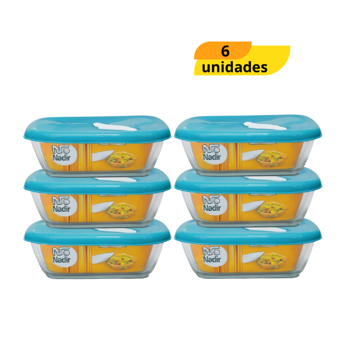 Assadeira Quadrada Com Tampa 1,5 Lt - Cx 6 Unidades