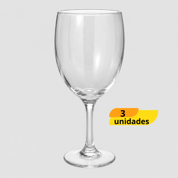 Taça Imperatriz Degustação 600Ml  Nadir - Cx 3 Unidades