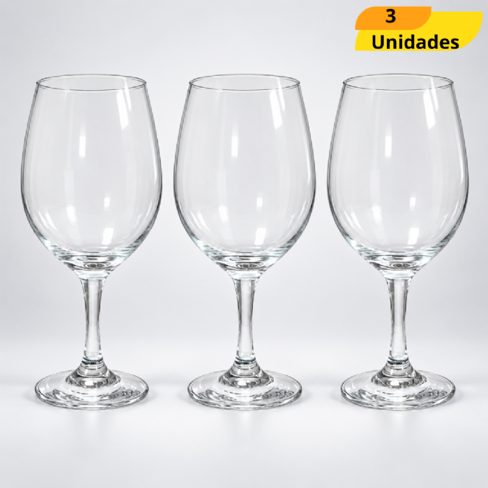 Taça Imperatriz Degustação 600Ml  Nadir - Cx 3 Unidades