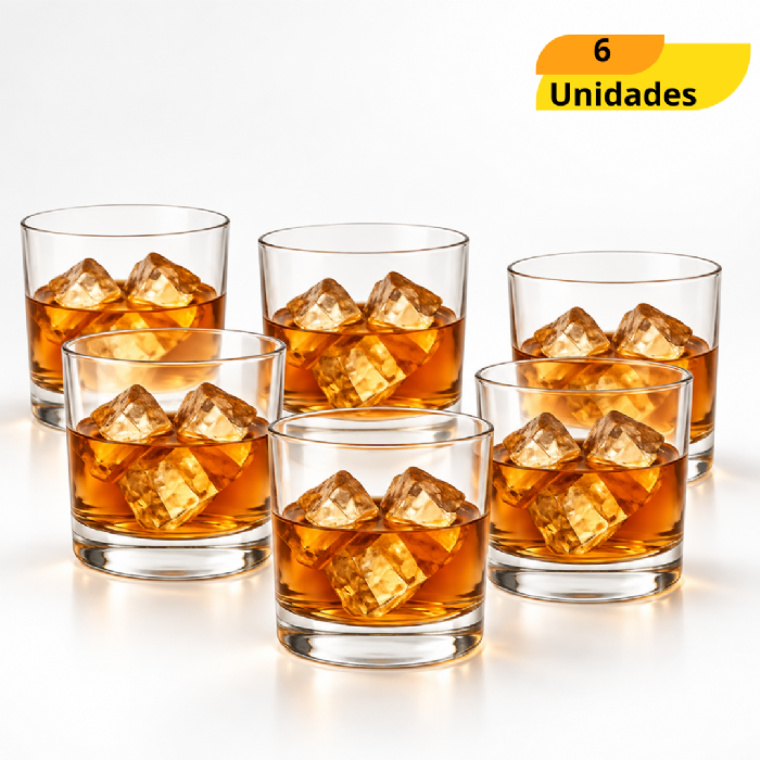 Copo Bar Rocks Whisky 265Ml  - Cx 6 Unidades