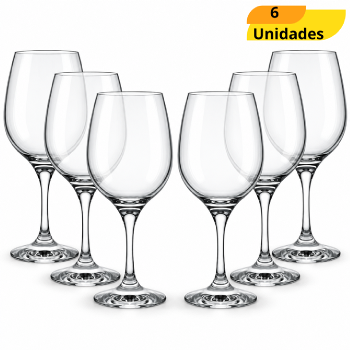Taca Barone Vinho 600Ml Nadir - Cx 6 Unidades