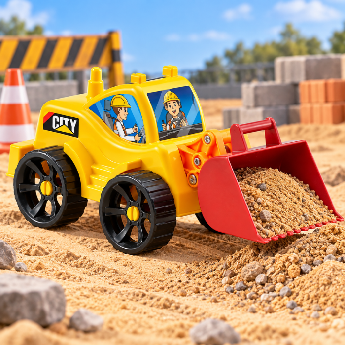 Trator Pá Carregadeira LA Toys