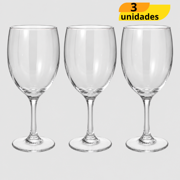 Taça Imperatriz Degustação 600Ml  Nadir - Cx 3 Unidades