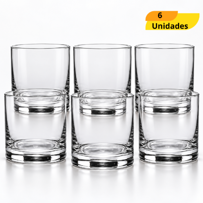 Copo Cylinder Rocks 320Ml Nadir - Cx 6 Unidades