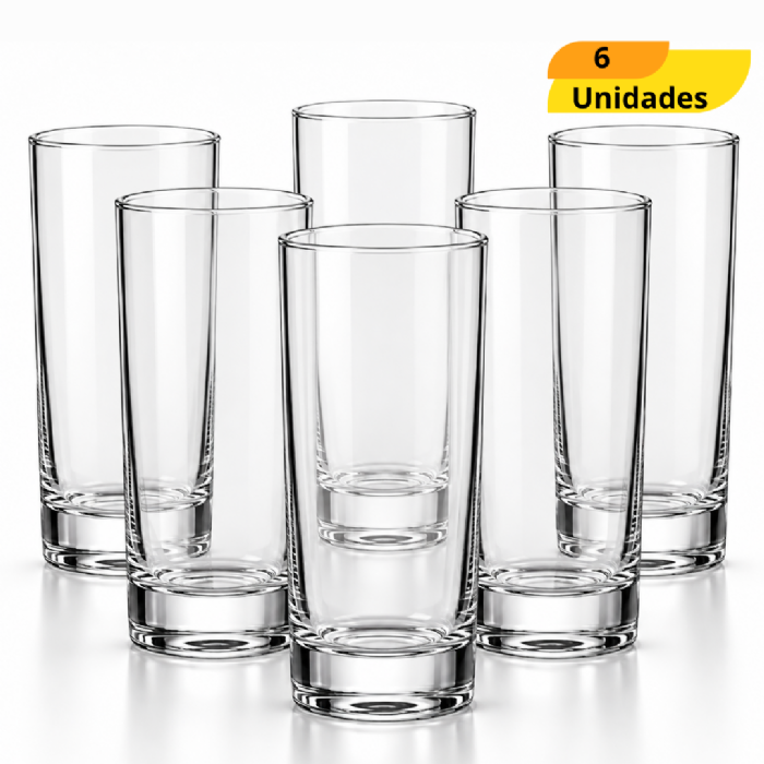 Copo Cylinder Tubo 320Ml  - Cx 6 Unidades