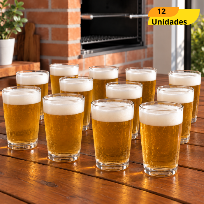 Copo Caldereta Classico Cerveja 300Ml - Cx 12 Unidades