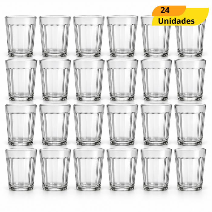 Copo De Vidro Americano Long Drink 300Ml Nadir- Cx 24 Unidades