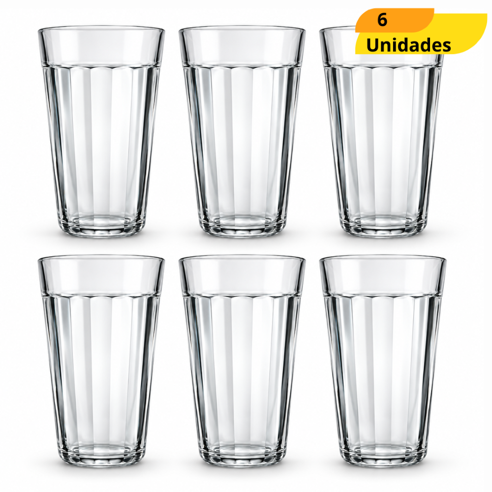 Copo Americano Long Drink 450Ml Nadir - Cx 6 Unidades