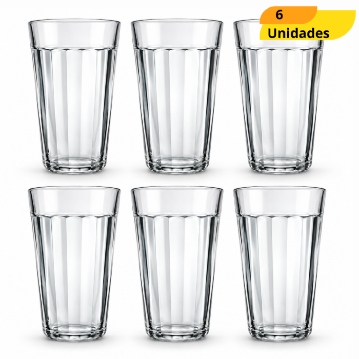Copo Americano Long Drink 450Ml Nadir - Cx 6 Unidades