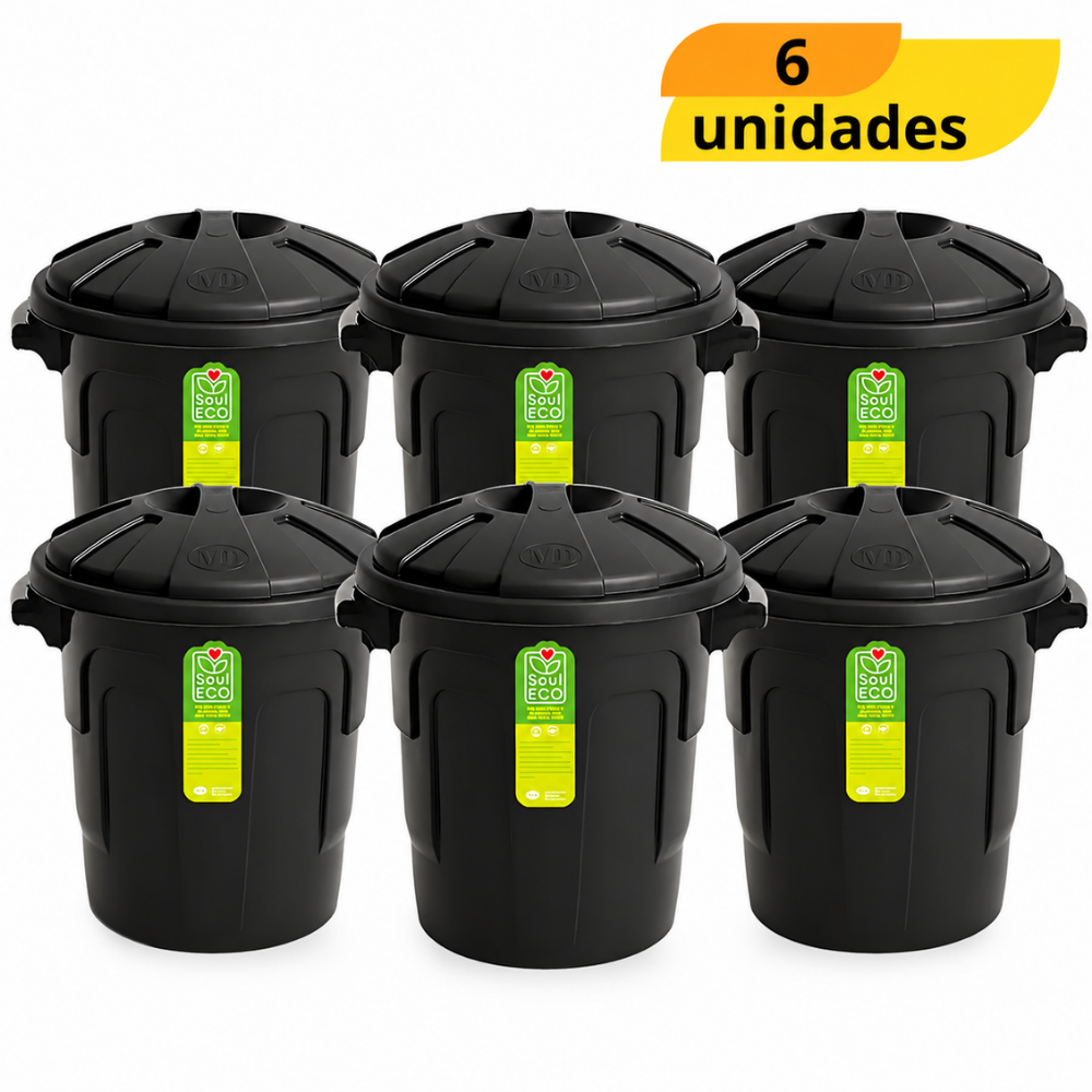 Lixeira Pop 10Lt - Cx 6 Unidades