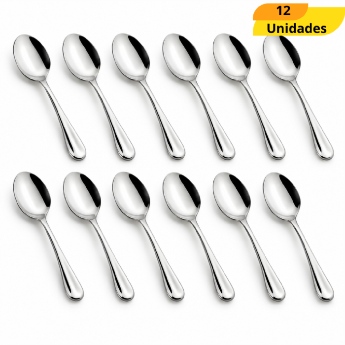 Colher De Mesa Em Aco Chazak  - Cx 12 Unidades