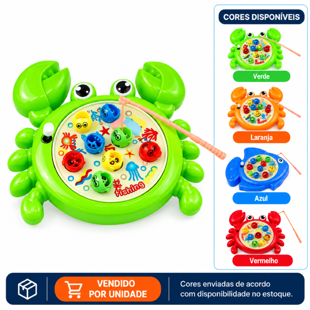 Mini Jogo de Pescaria Fundo do Mar Arktoys