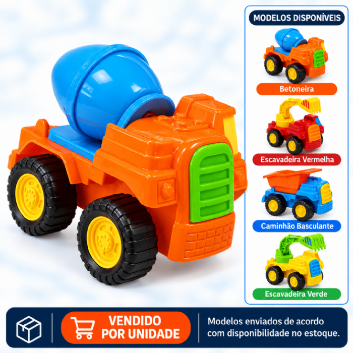 Carrinhos de Construção de Fricção Bee Toys