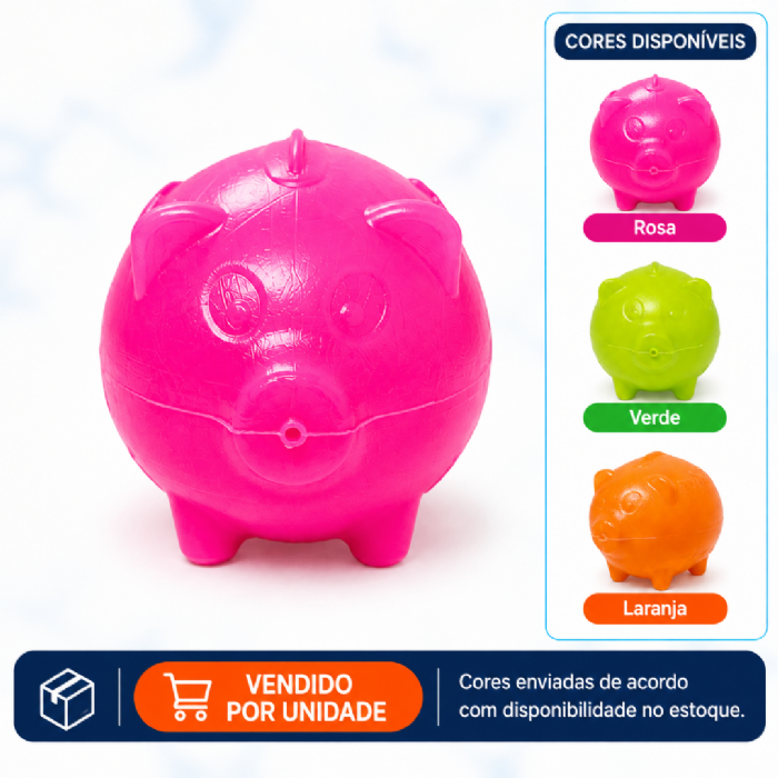 Cofre Porquinho Econômico Minitoys