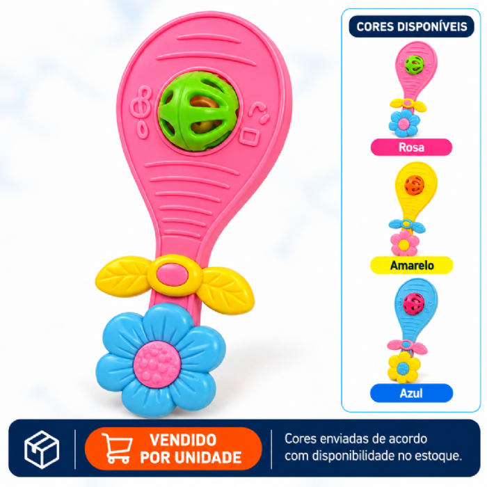 Chocalho Flores Arktoys